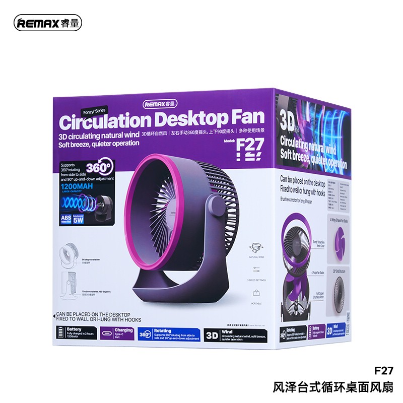 Fan Factory - 360 Rotation Desktop Wall OEM