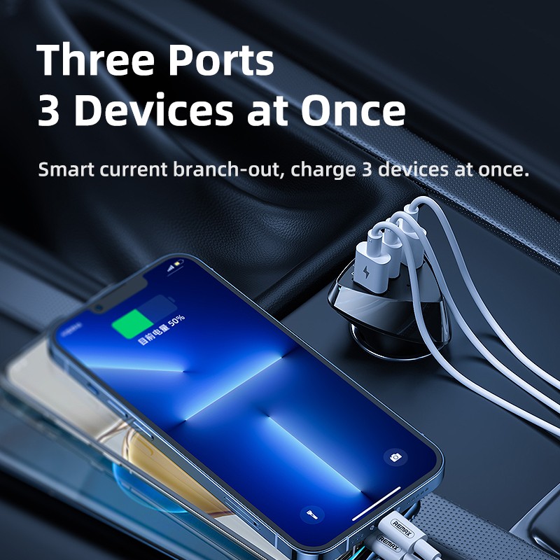 Car Charger Factory - 49.5W Dual USB C OEM Fast