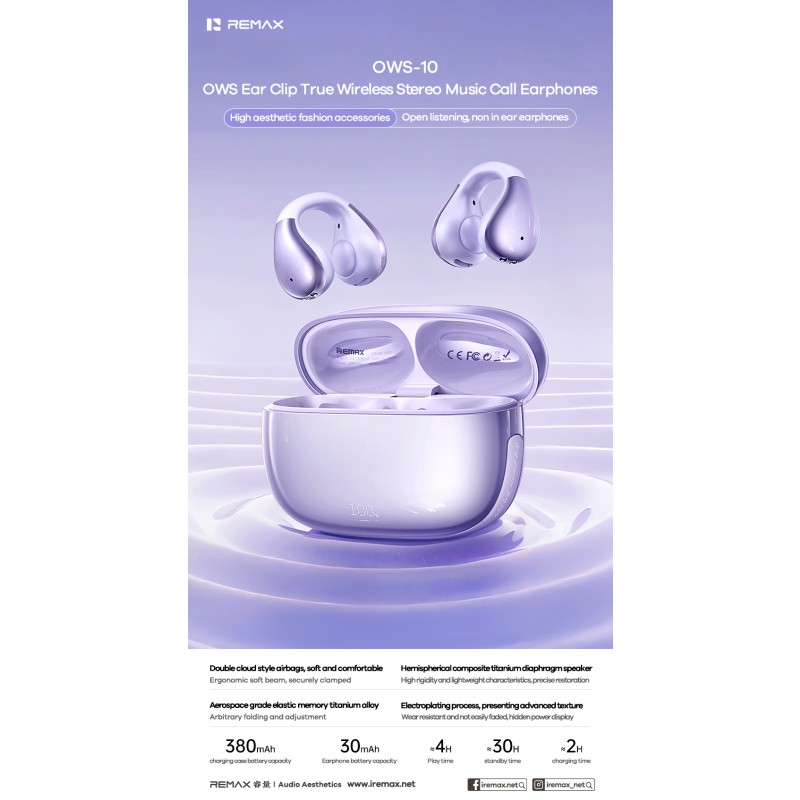 Earphones Manufacturer - Titanium Alloy Clip OEM Earbuds