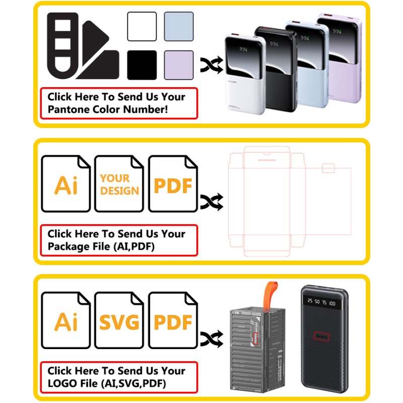 Power Bank Factory - Wall Plug 35W Type-C OEM Power Bank