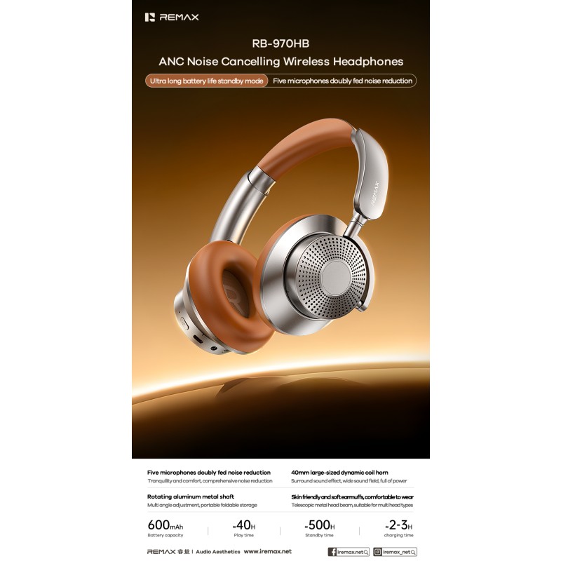 Headphones Manufacturer - ANC 40H Playtime OEM Wireless