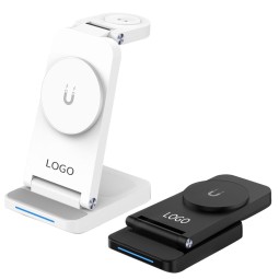 Wireless Charger Factory - Bulk 15W Portable Folding 3-in-1