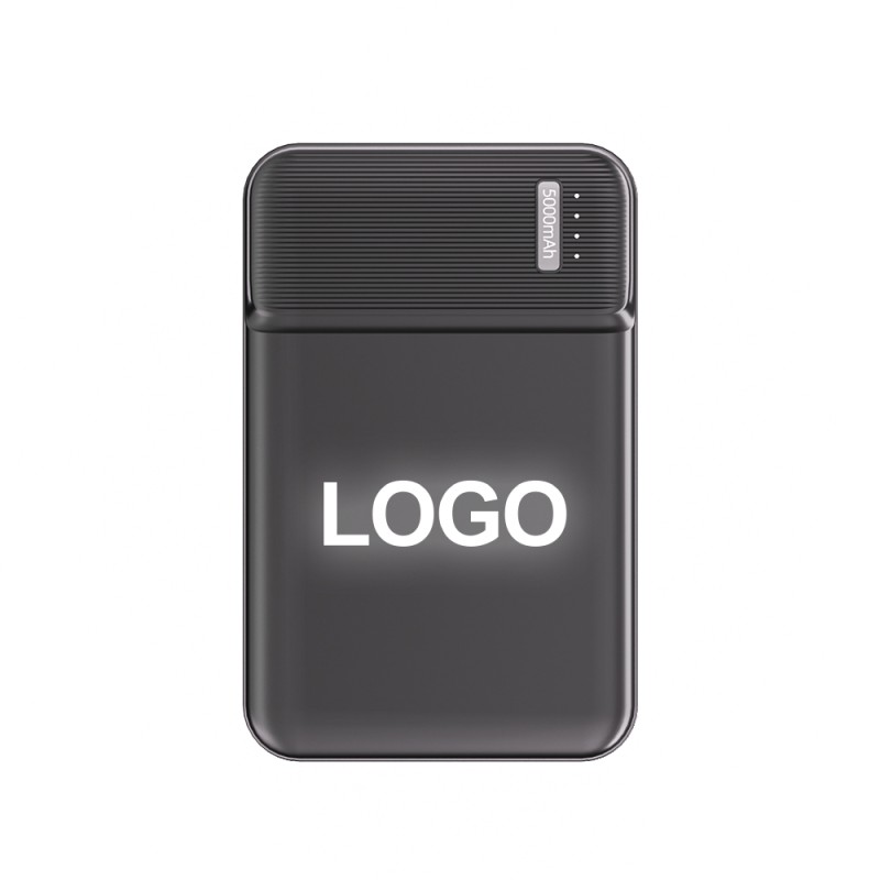 Power Bank Manufacturer - OEM 5000mAh LED Logo Ultra Slim