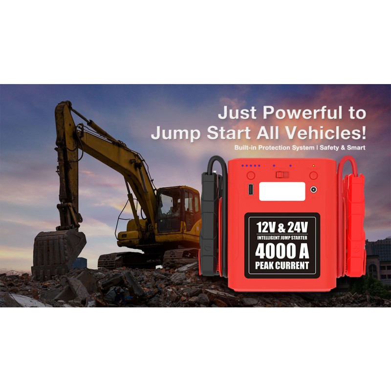 Power Booster Supplier - Custom 12V/24V High Power Jump Starter