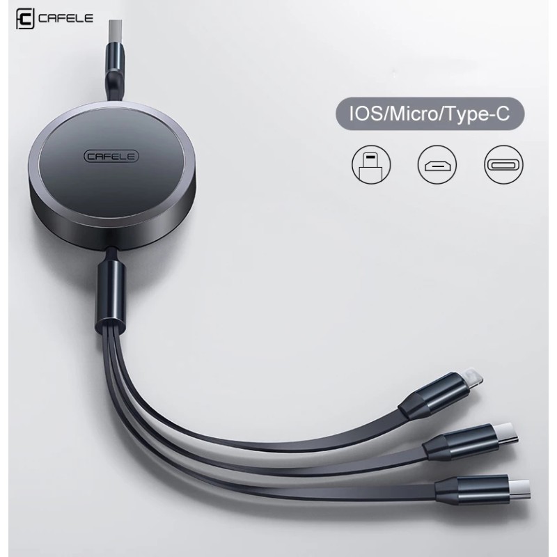 USB Cable Factory - 5A 3 in 1 Type C OEM