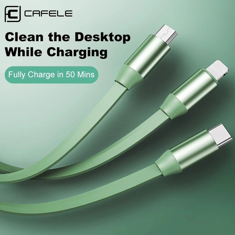 USB Cable Factory - 5A 3 in 1 Type C OEM