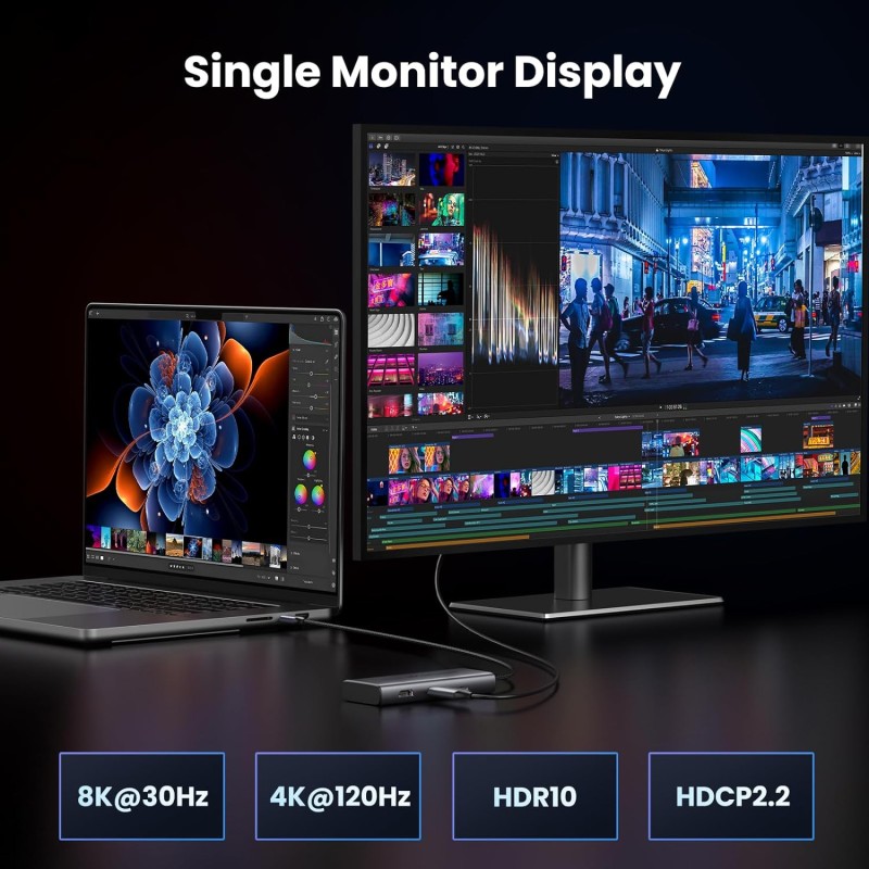 Docking Station Manufacturer - 6 in 1 USB C Hub OEM