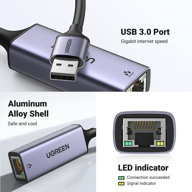 USB to Ethernet Adapter Factory - Gigabit Nintendo OEM