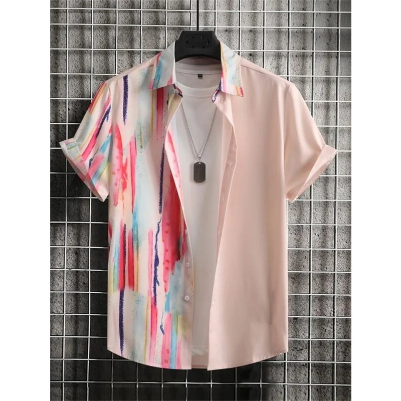 Men Shirt Supplier - OEM Wholesale Plus Size Short Sleeve Shirts