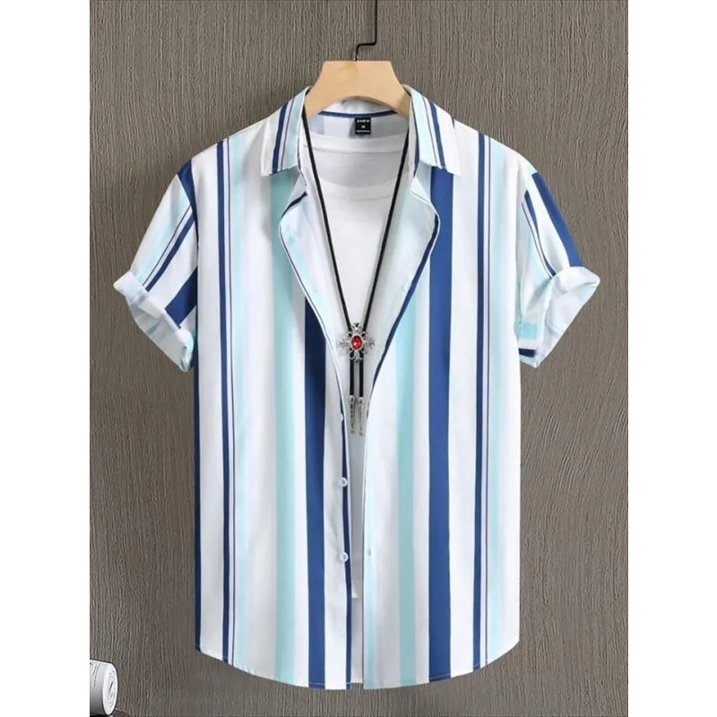 Men Shirt Supplier - OEM Wholesale Plus Size Short Sleeve Shirts