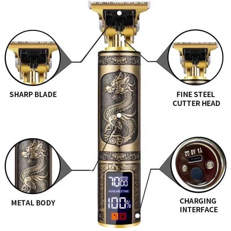 Beard Trimmer Factory - OEM Professional T9 Hair Clipper Set