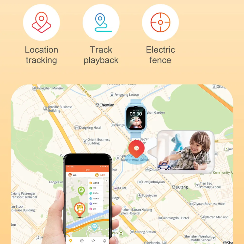 Kids Smart Watch Factory - OEM 4G GPS Video Call Children Watch