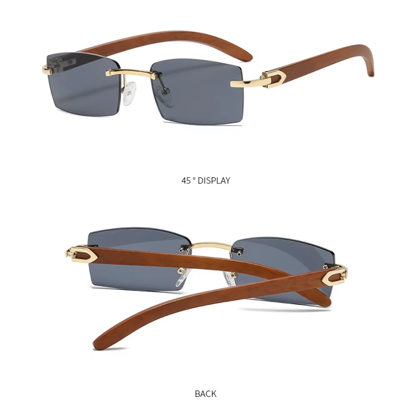 Wood Grain Sunglasses Manufacturer - OEM Custom Buffalo Horn Style