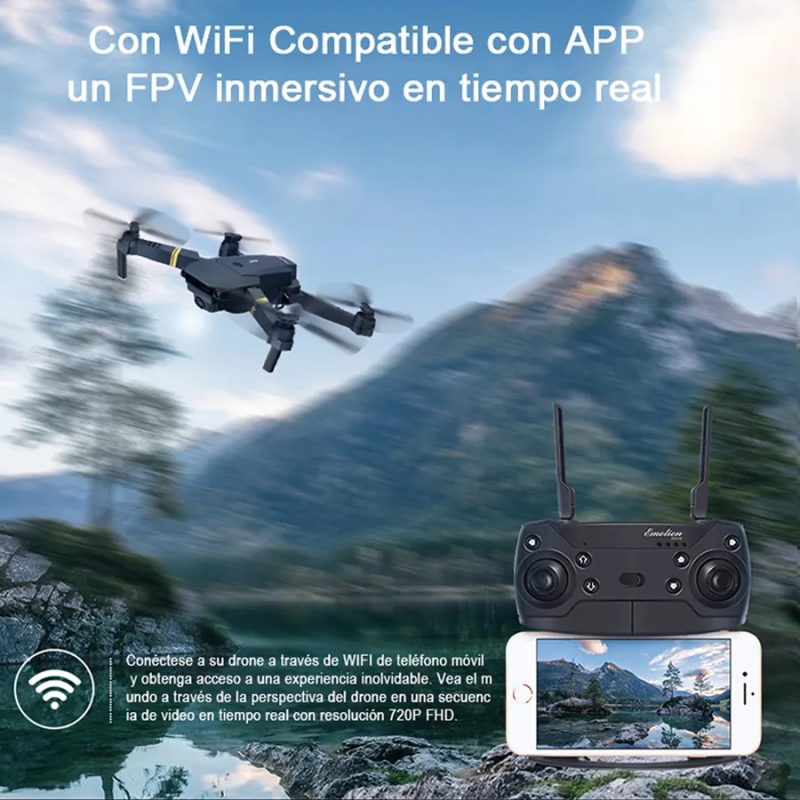 E58 RC Drone Supplier - OEM 4K HD Camera Foldable Racing Drone