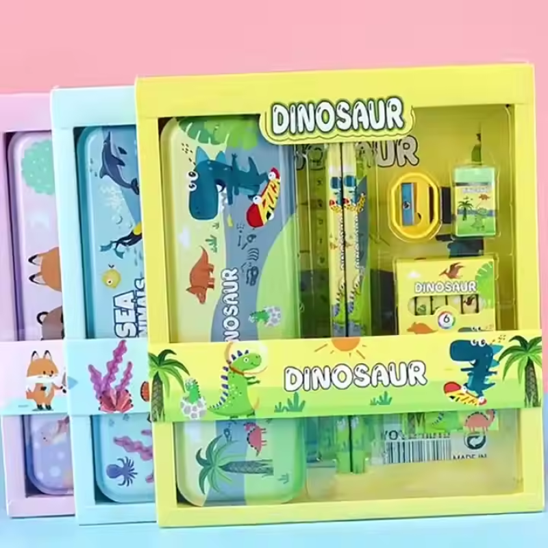 School Organizer Manufacturer - OEM Kawaii Pencil Case Stationery Set