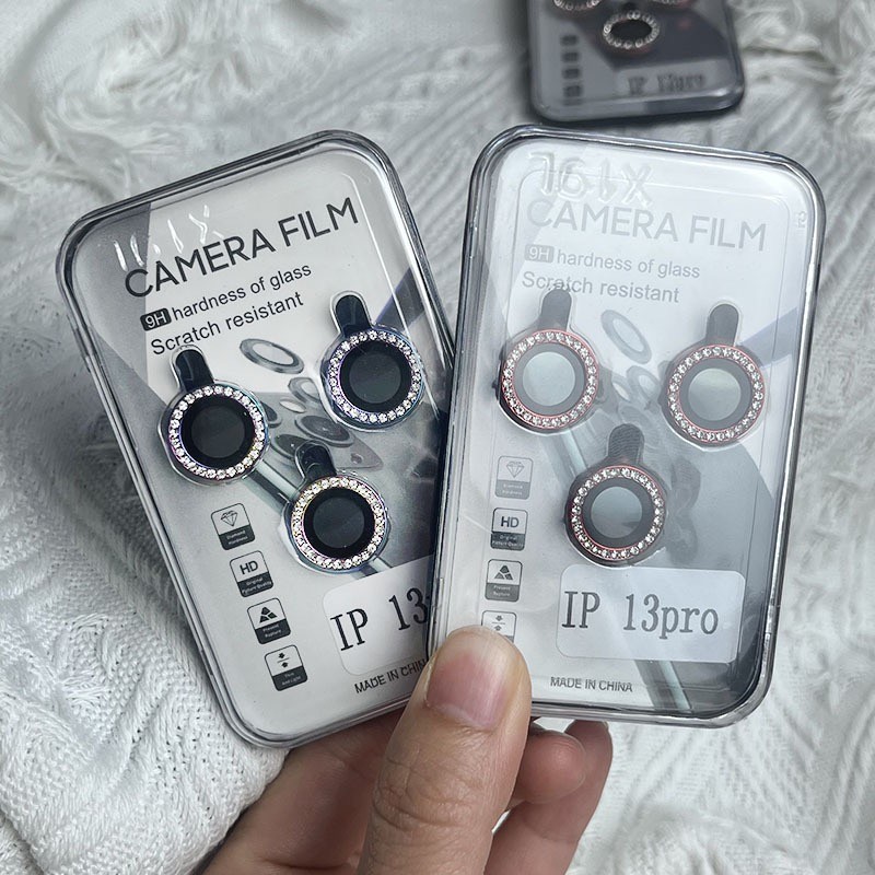 Camera Lens Protector Factory - OEM Rhinestone Tempered Glass Film