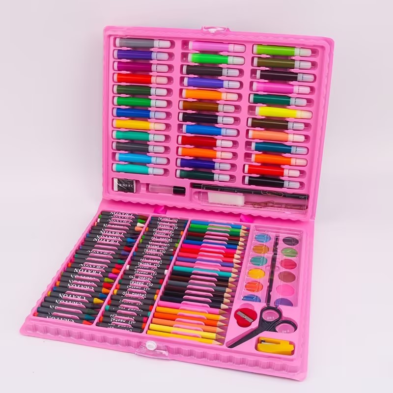 Drawing Set Supplier - OEM 150 Pcs Children Art Crayon Set