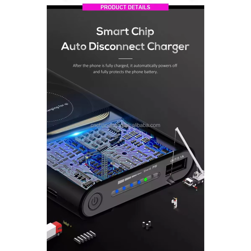 Power Bank Factory - OEM 20000mAh Portable Wireless Charger