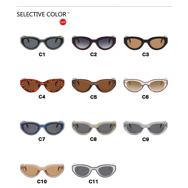 Polygon Sunglasses Manufacturer - OEM Custom Gradient Candy Color Eyewear