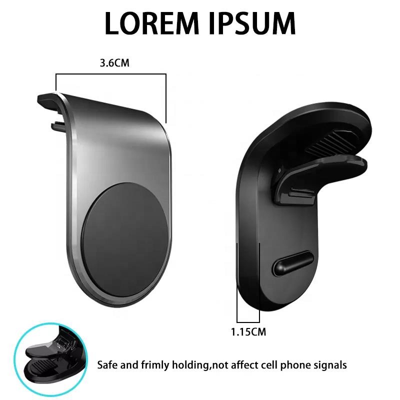 Magnetic Car Holder Factory - OEM L Shape Strong Magnet Phone Mount
