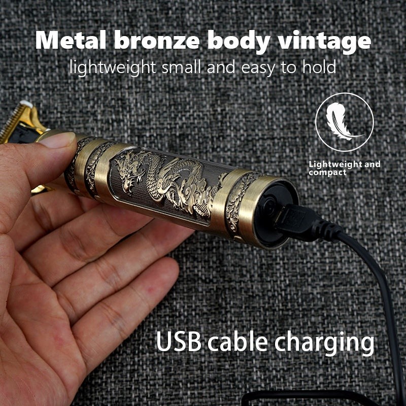 Hair Trimmer Supplier - OEM Metal USB Rechargeable Clipper