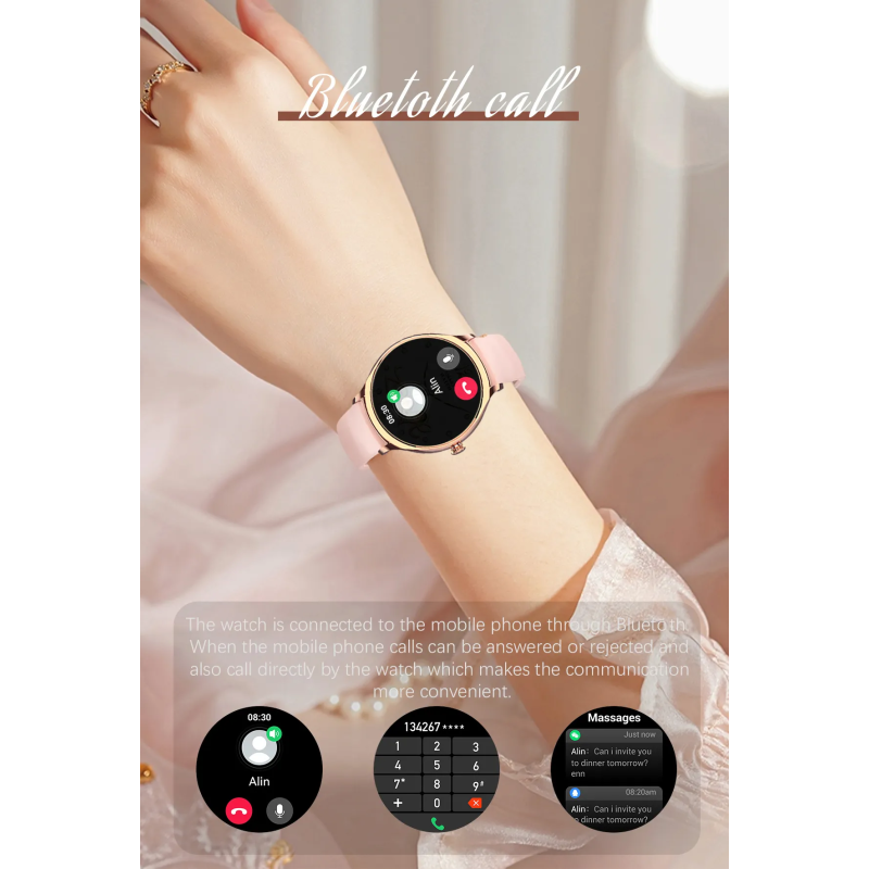 Smart Watch Factory - OEM KT67 Heart Rate Phone Calling Watch