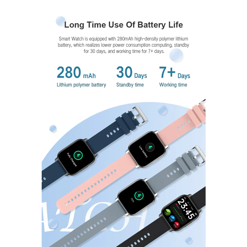 Smart Watch Factory - OEM P66 1.85 Inch IP68 Fitness Tracker