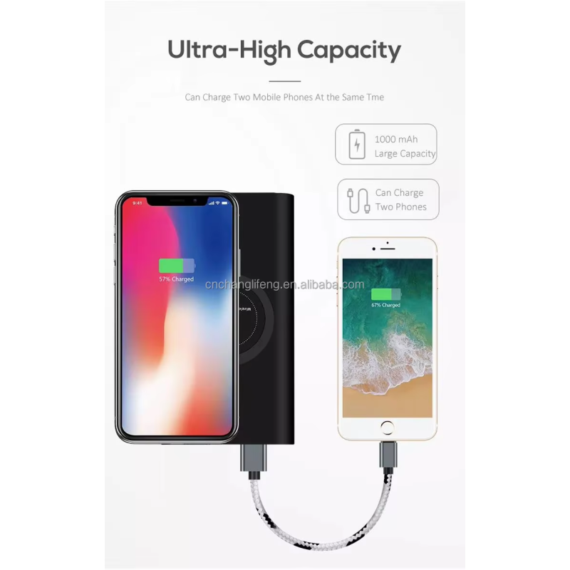 Power Bank Factory - OEM 20000mAh Portable Wireless Charger