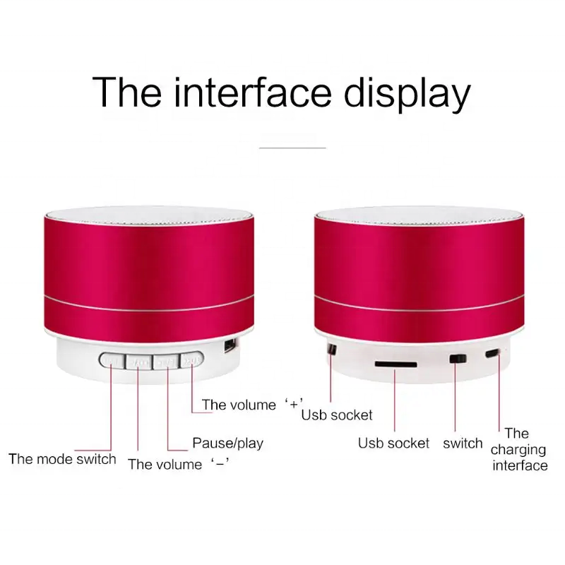 Mini Speaker Supplier - OEM Metal Portable Aluminum Speaker