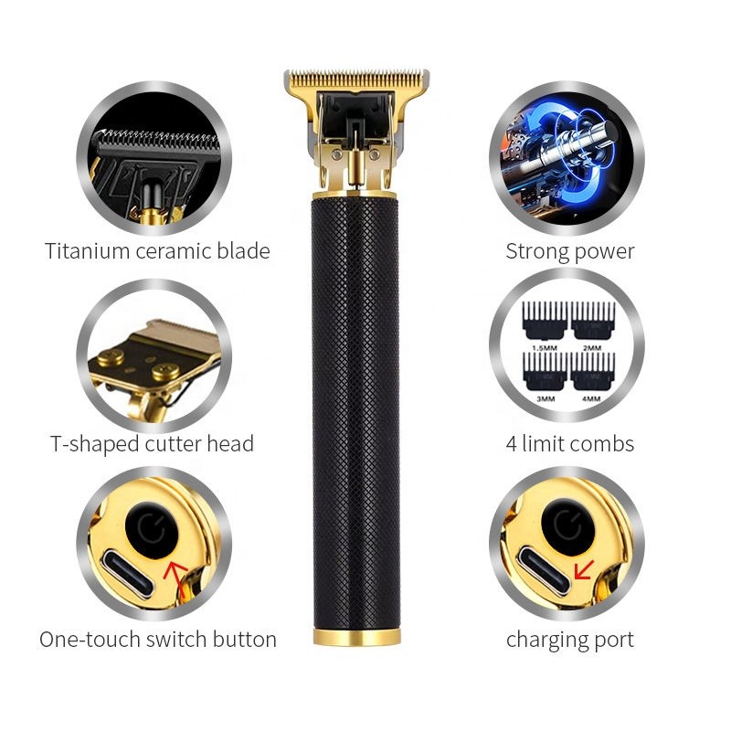 Hair Clipper Manufacturer - OEM Metal Body USB Rechargeable Trimmer