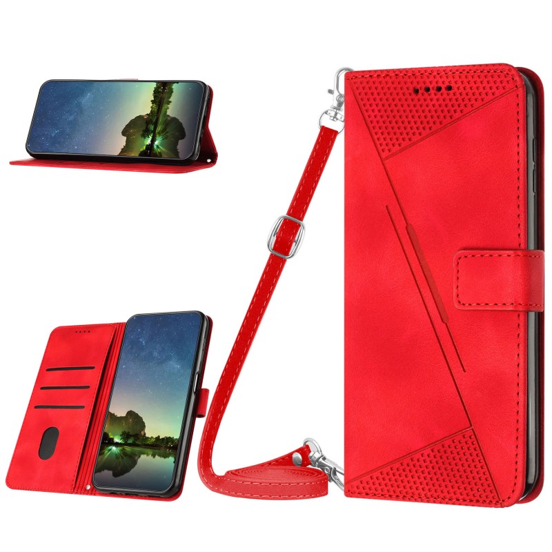 Flip Phone Case Manufacturer - OEM Retro Matte Line Leather Cover