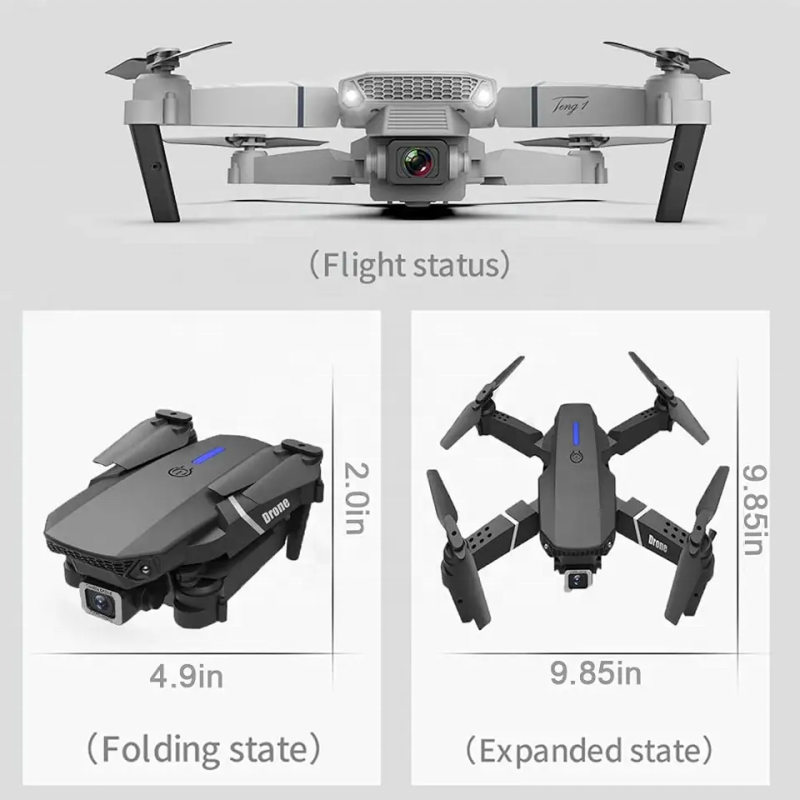E88Pro Drone Factory - OEM 4K Dual Camera VS Mavic Mini Drone