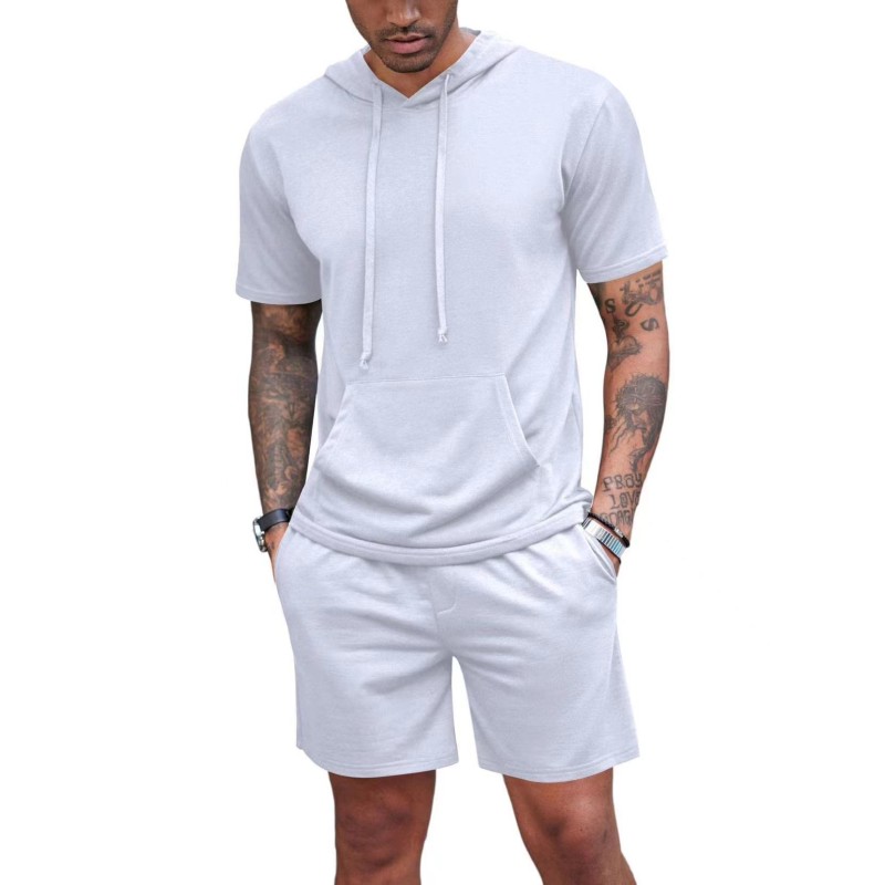 Men Workout Set Manufacturer - OEM Custom Cotton Training Hoodies