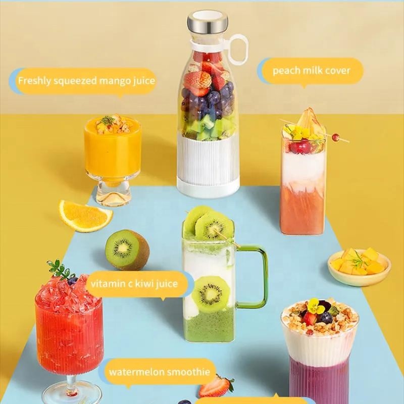 Portable Juicer Factory - OEM 350ml USB Rechargeable Fruit Blender