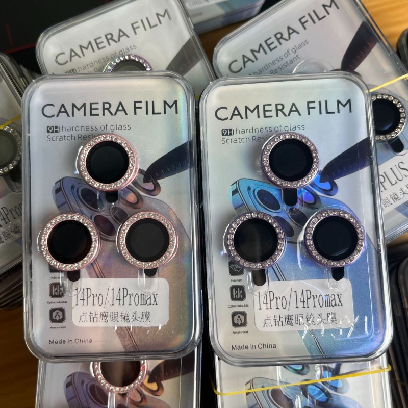 Camera Lens Protector Factory - OEM Rhinestone Tempered Glass Film