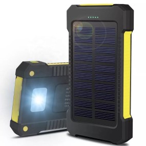 Solar Power Bank Manufacturer - OEM Waterproof LED Flashlight Powerbank