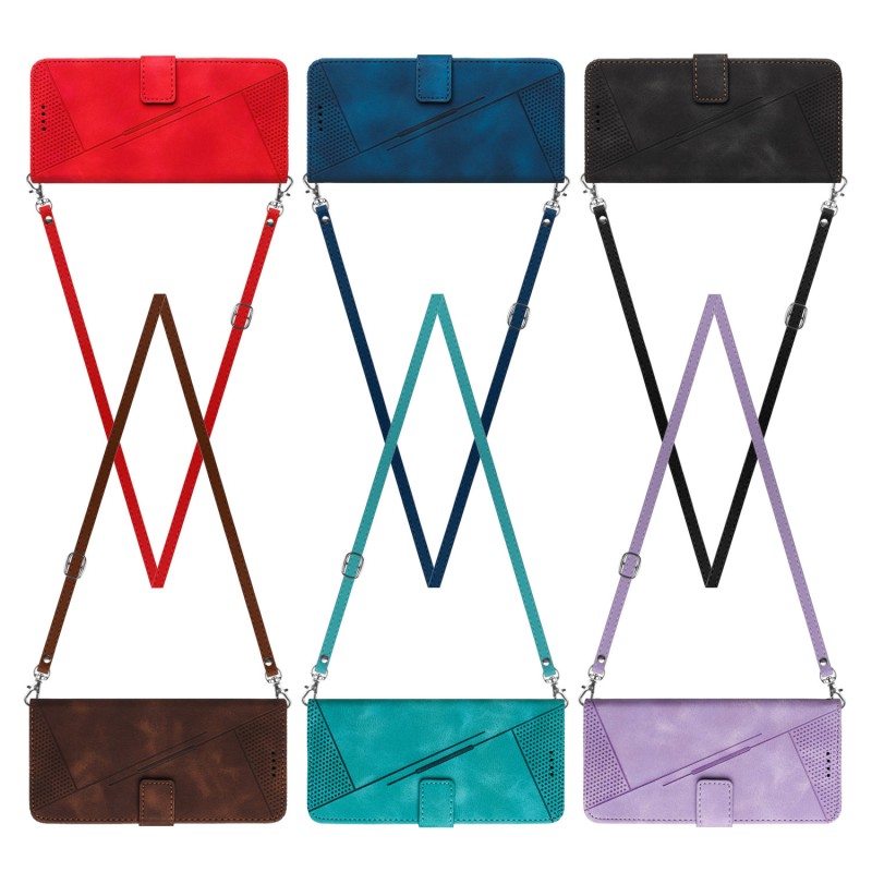 Flip Phone Case Manufacturer - OEM Retro Matte Line Leather Cover