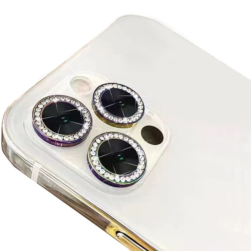 Camera Lens Protector Manufacturer - OEM 3-in-1 Diamond Ring Glass Film