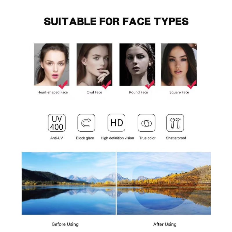 Women Sunglasses Supplier - OEM Custom Gradient UV400 Cat Eye Shades