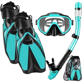 Snorkel Set Manufacturer - OEM Dry Top Snorkeling Gear with Flippers
