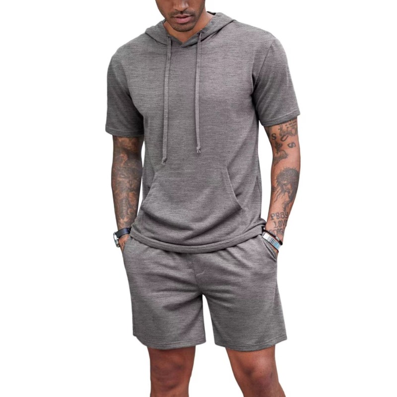 Men Workout Set Manufacturer - OEM Custom Cotton Training Hoodies