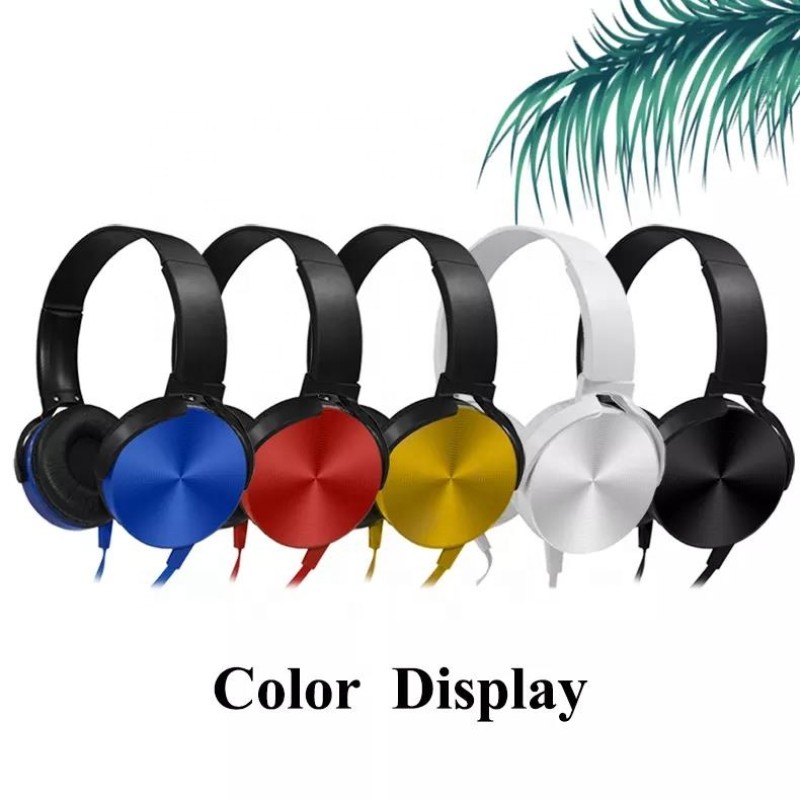 Foldable Headphones Manufacturer - OEM Xb450 Noise Cancelling Stereo Headphones