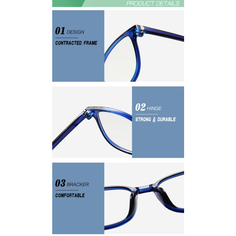 PC Eyeglass Frame Factory - OEM Anti Blue Light Vintage Computer Glasses
