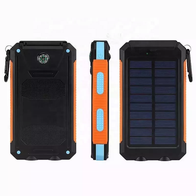 Solar Power Bank Supplier - OEM 20000mAh LED Flashlight Charger