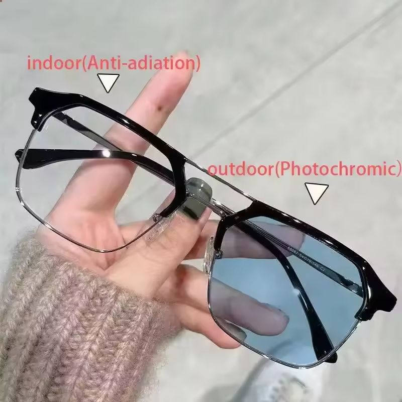 Anti-Blue Light Glasses Supplier - Custom OEM Big Frame Myopia Eyewear