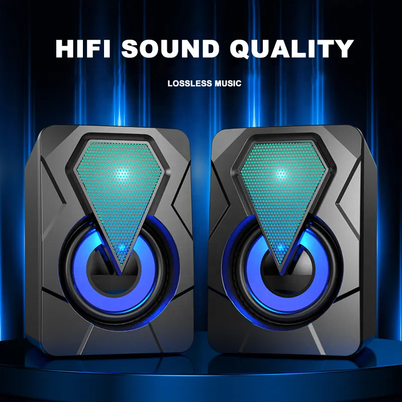 PC Speaker Factory - OEM X2 Waterproof RGB USB Speaker