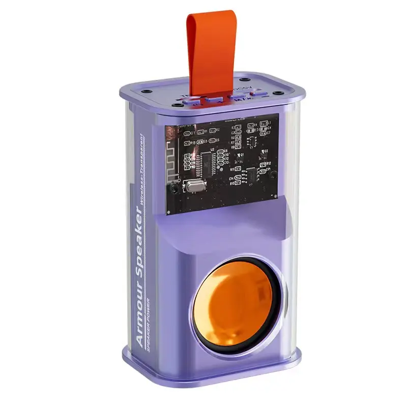 Wireless Speaker Manufacturer - Transparent RGB Light OEM