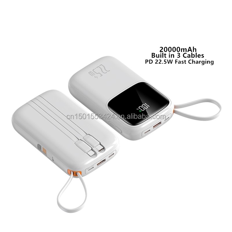 Power Bank Factory - Travel 20000mAh 3 Cable OEM