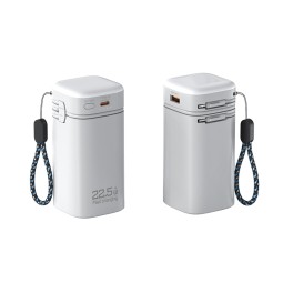 Power Bank Manufacturer - 20000mAh 22.5W Built-in Cable OEM