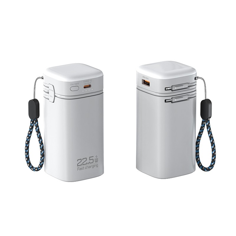 Power Bank Manufacturer - 20000mAh 22.5W Built-in Cable OEM